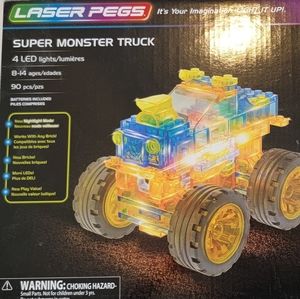 Unopened laser pegs super monster truck